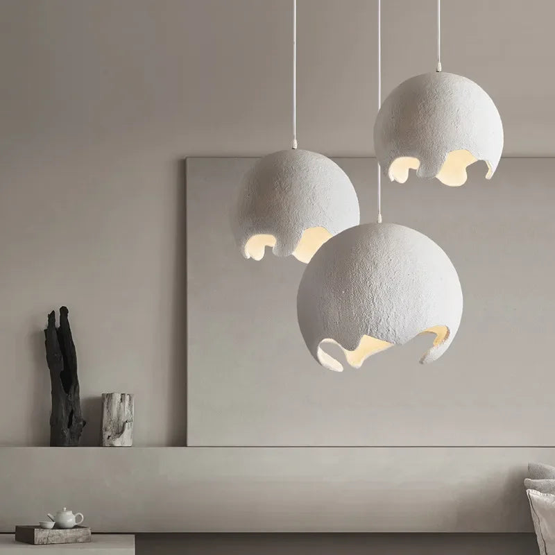 Restaurant Dining Island LED Chandelier Modern Cafe Bar Study Bedroom Light Wabi Sabi Personality Indoor Home Decor Hanging Lamp - vue 2 sur 12