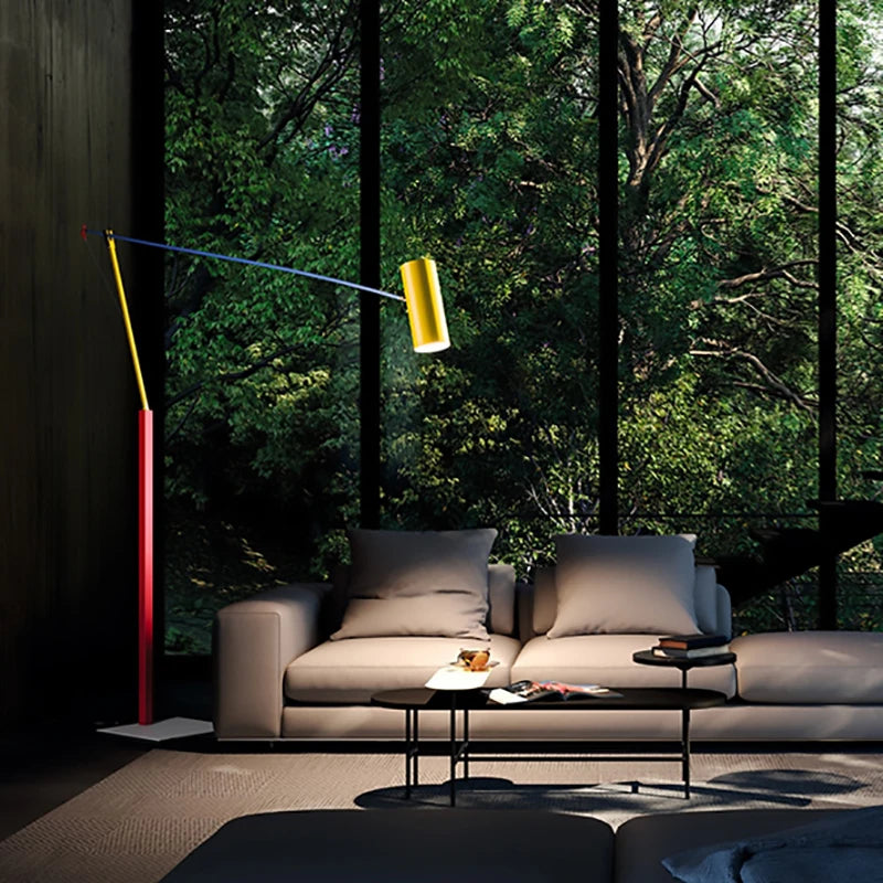 Lampadaire ajustable coloré ludique - vue 5 sur 8