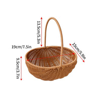panier de pique-nique en osier pour rangement et courses