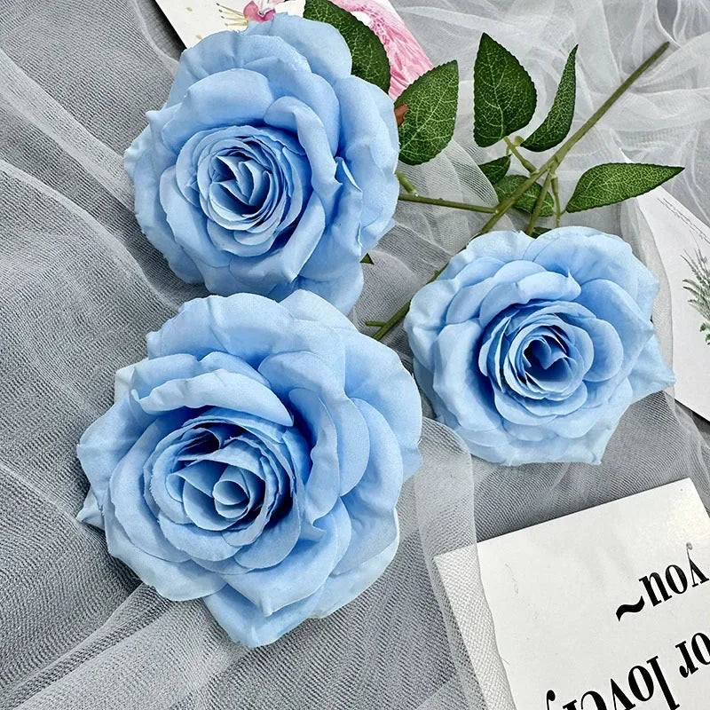 décoration florale en soie avec roses et branches pour fêtes - vue 10 sur 14