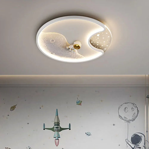 plafonnier led astronaute moderne pour chambre d'enfants - vue 2 sur 10