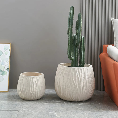 moule en silicone moderne pour pot de fleurs en béton léger et luxueux