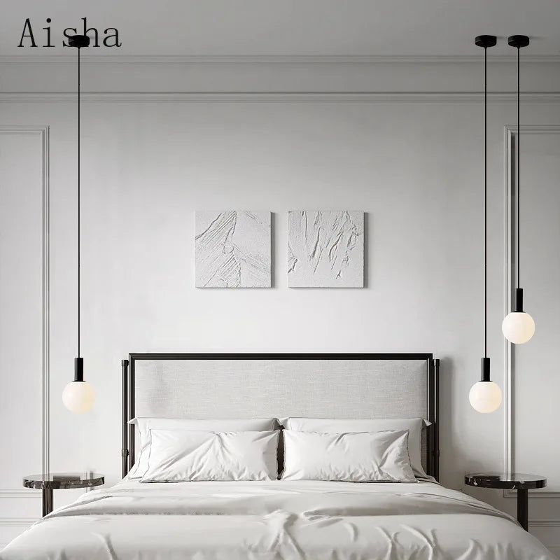 lampe de chevet simple pour décoration intérieure suspendue - vue 6 sur 10