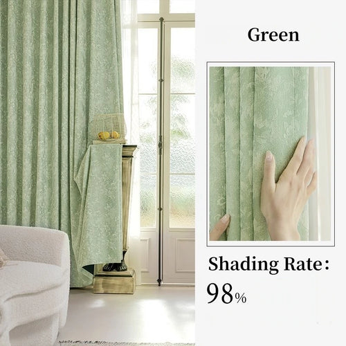 Rideau chenille occultant insonorisant epais sur mesure moderne