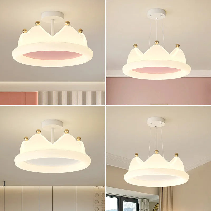 lustre romantique pour chambre de petite fille moderne - vue 6 sur 10