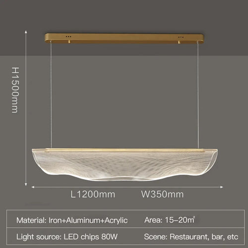 lustre led nordique moderne créatif pour restaurant et bureau - vue 5 sur 9