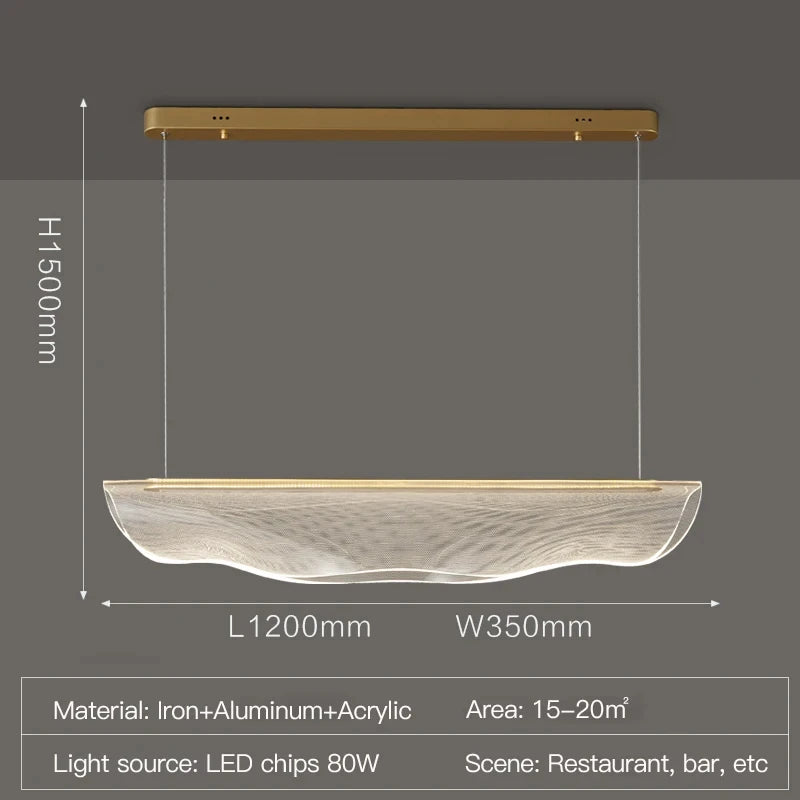 lustre led nordique moderne créatif pour restaurant et bureau - vue 4 sur 9
