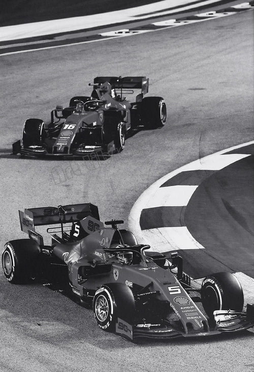 affiche vintage de voitures de sport en toile décorative