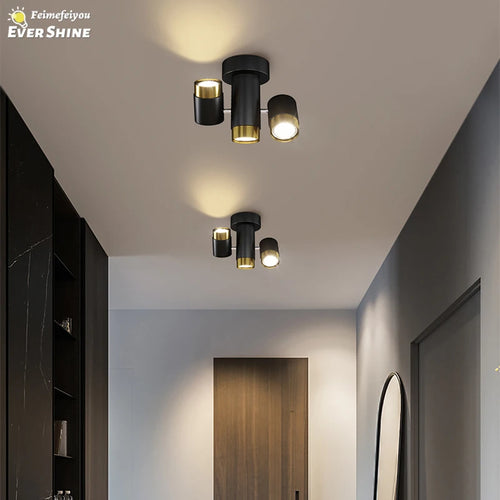 Plafonnier LED nordique éclairage intérieur spot vestiaire chambre salon couloir cuisine décoration de la maison plafonniers