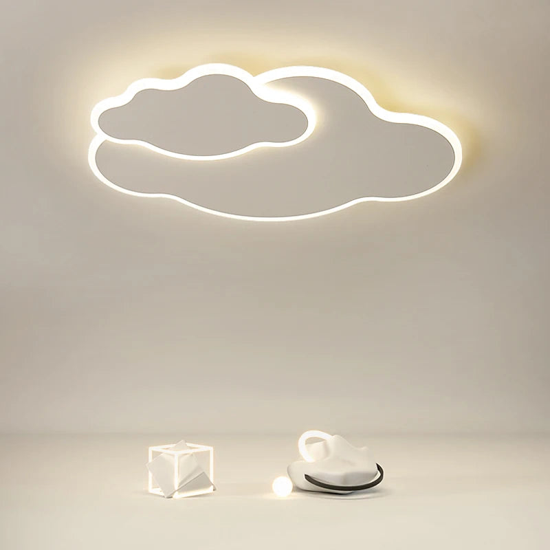 lustre led moderne nuage amour décoratif pour enfant - vue 6 sur 9