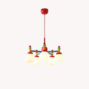 suspension en verre blanc pour divers espaces