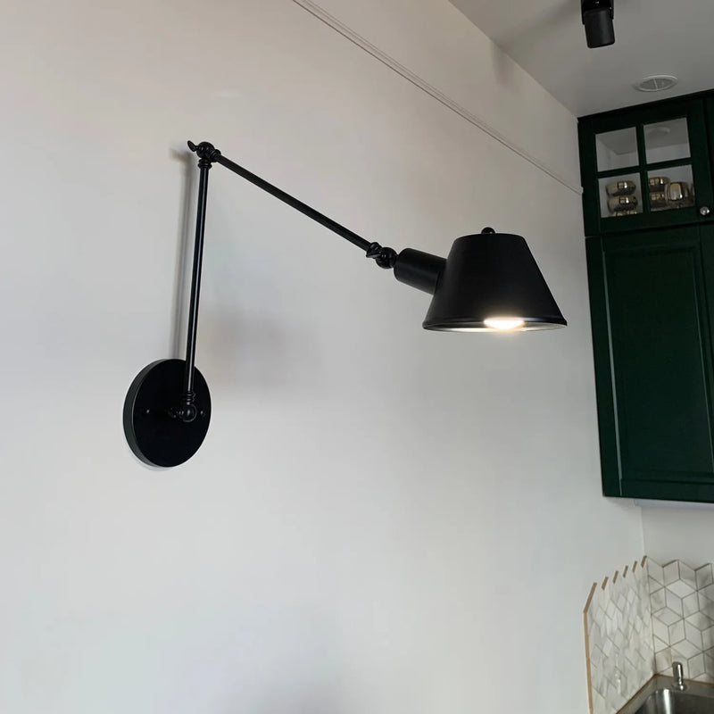 Applique murale noire rustique vintage
