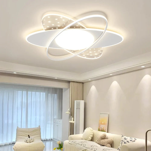 Lustre Led Plafonnier Chambre Intérieur Mince Moderne