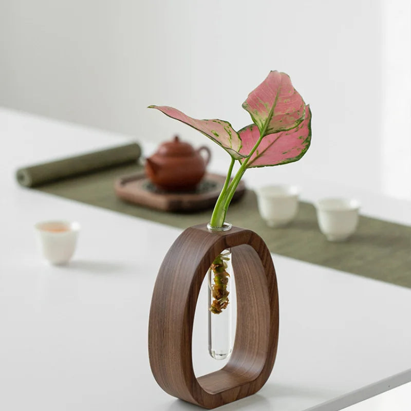 ustensile en bois massif pour arrangement floral créatif et simple - vue 6 sur 7