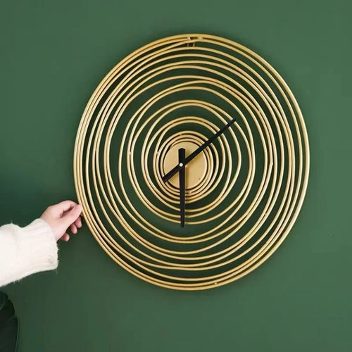 horloge murale moderne en métal super silencieuse décorative - vue 7 sur 7