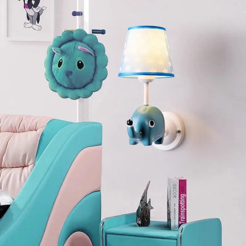 applique murale ours licorne pégase pour chambre enfant - vue 3 sur 7