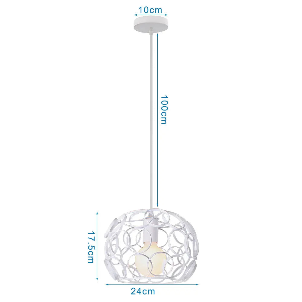 suspension rétro industrielle style loft vintage pour intérieur - vue 14 sur 30
