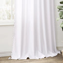 Voilage effet lin extra long sur mesure moderne