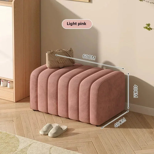 banc à chaussures design moderne avec repose pieds doux et confortable - vue 24 sur 26