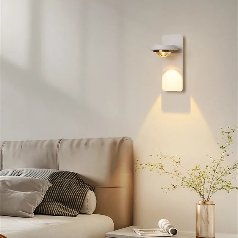 Applique murale LED réglable au design nordique moderne - vue 6 sur 10