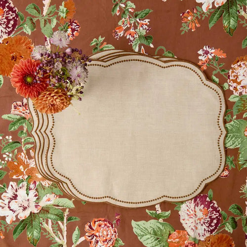 Serviette de table coton lin style washa lot4