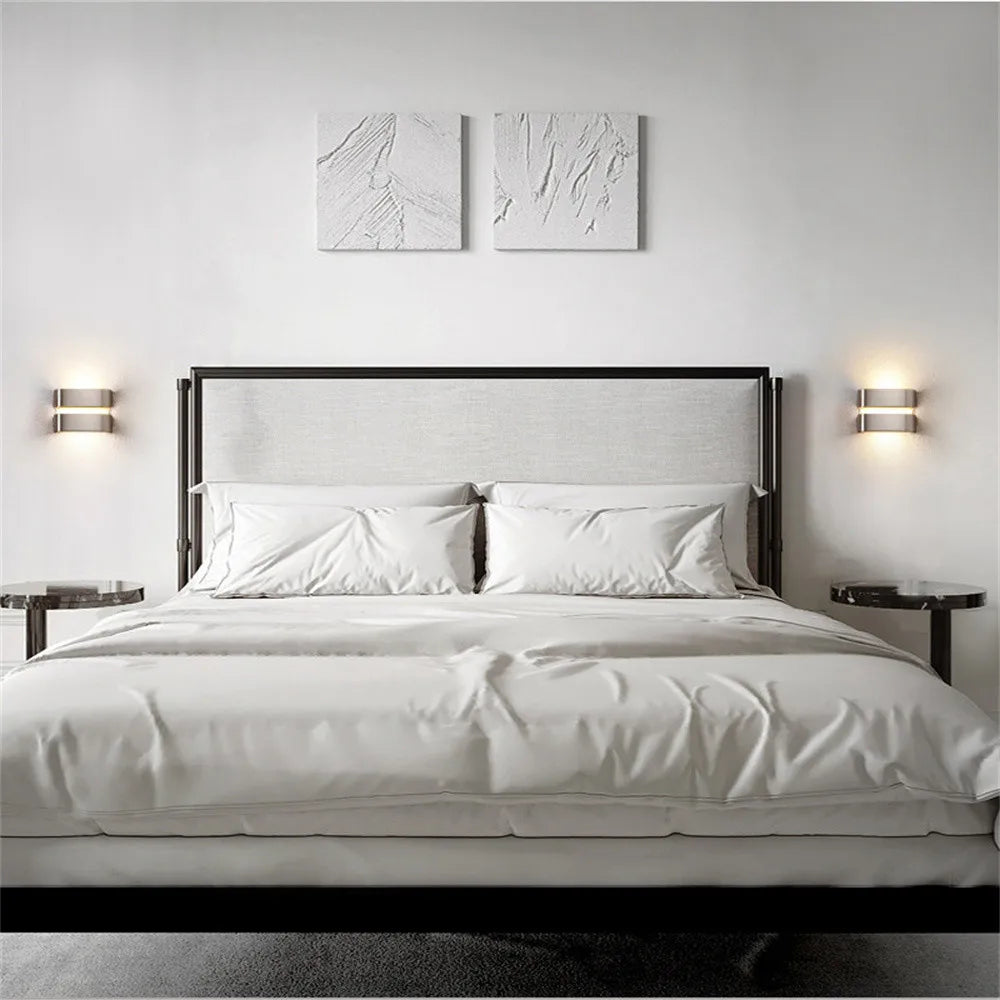 applique murale led moderne en acier inoxydable étanche pour extérieur - vue 3 sur 9