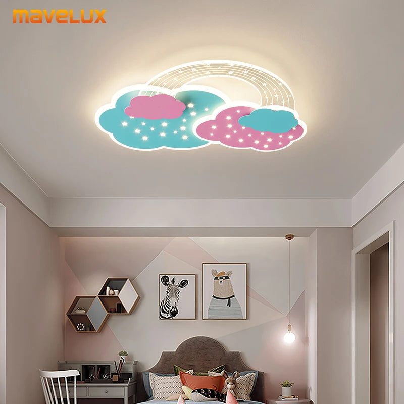 Plafonnier LED en forme de nuage - vue 7 sur 9
