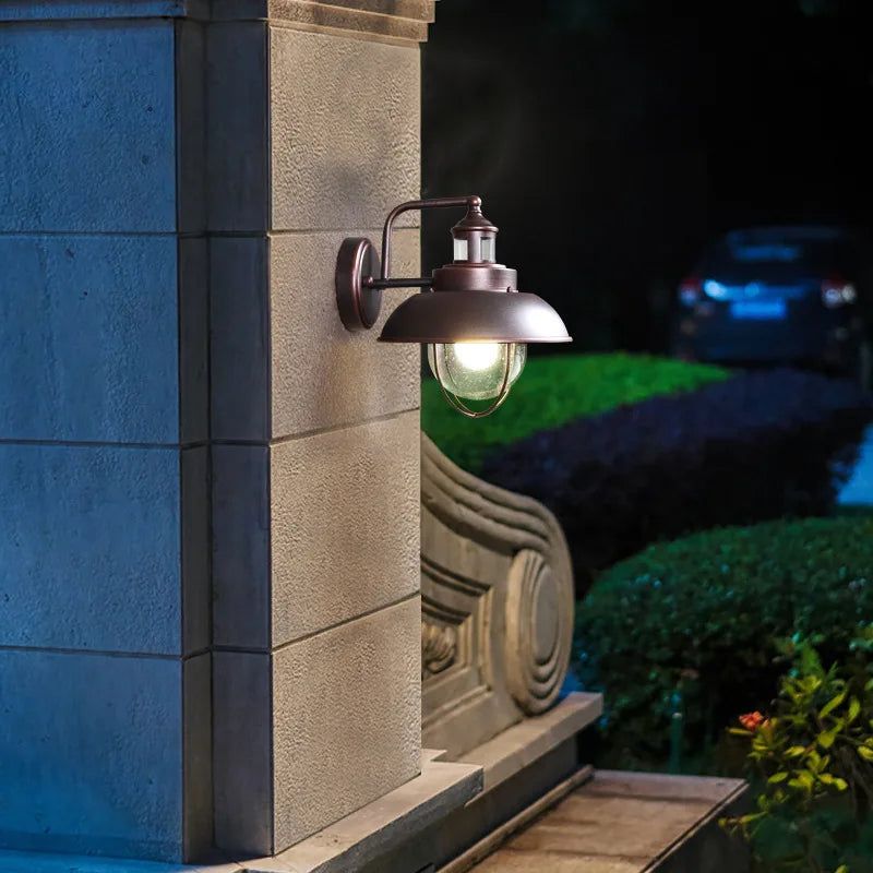 Applique extérieure E27 E26 rétro Villa couloir jardin extérieur mur passerelle ampoule balcon étanche porte terrasse lampe jardin - vue 6 sur 6