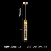 Suspension modernes chambre de luxe Led cristal lampe nordique décoration lampes suspendues pour plafond chambre décor plafonnier