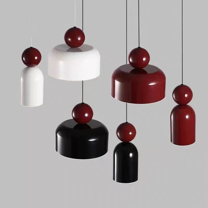 lustre moderne réglable cordon métallique pour intérieur design - vue 6 sur 24