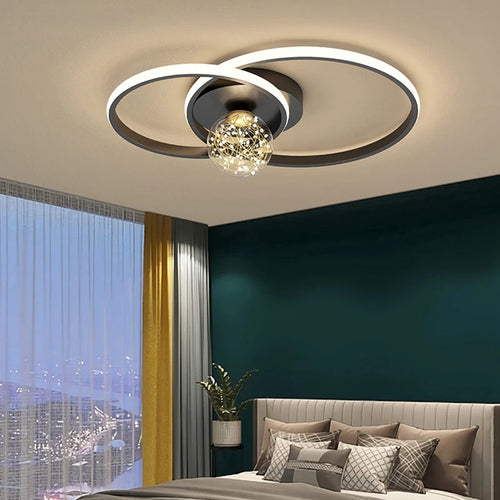 lustre nordique moderne à led simple boule pour éclairage intérieur