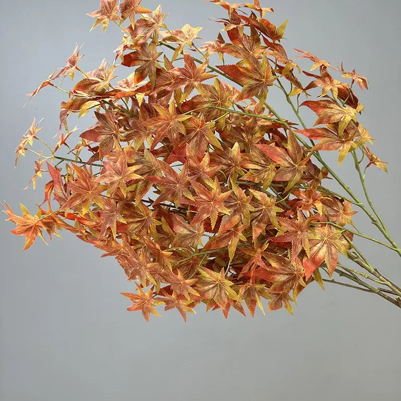 plantes artificielles en soie décoratives feuillage d'érable pour intérieur - vue 4 sur 10