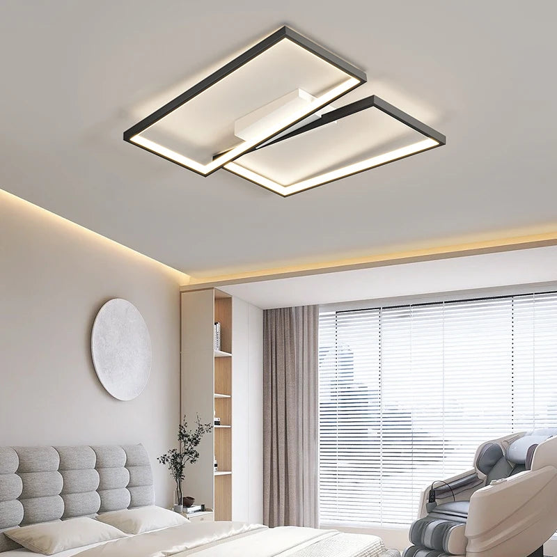 lustre led moderne pour éclairage intérieur et décoration - vue 7 sur 12