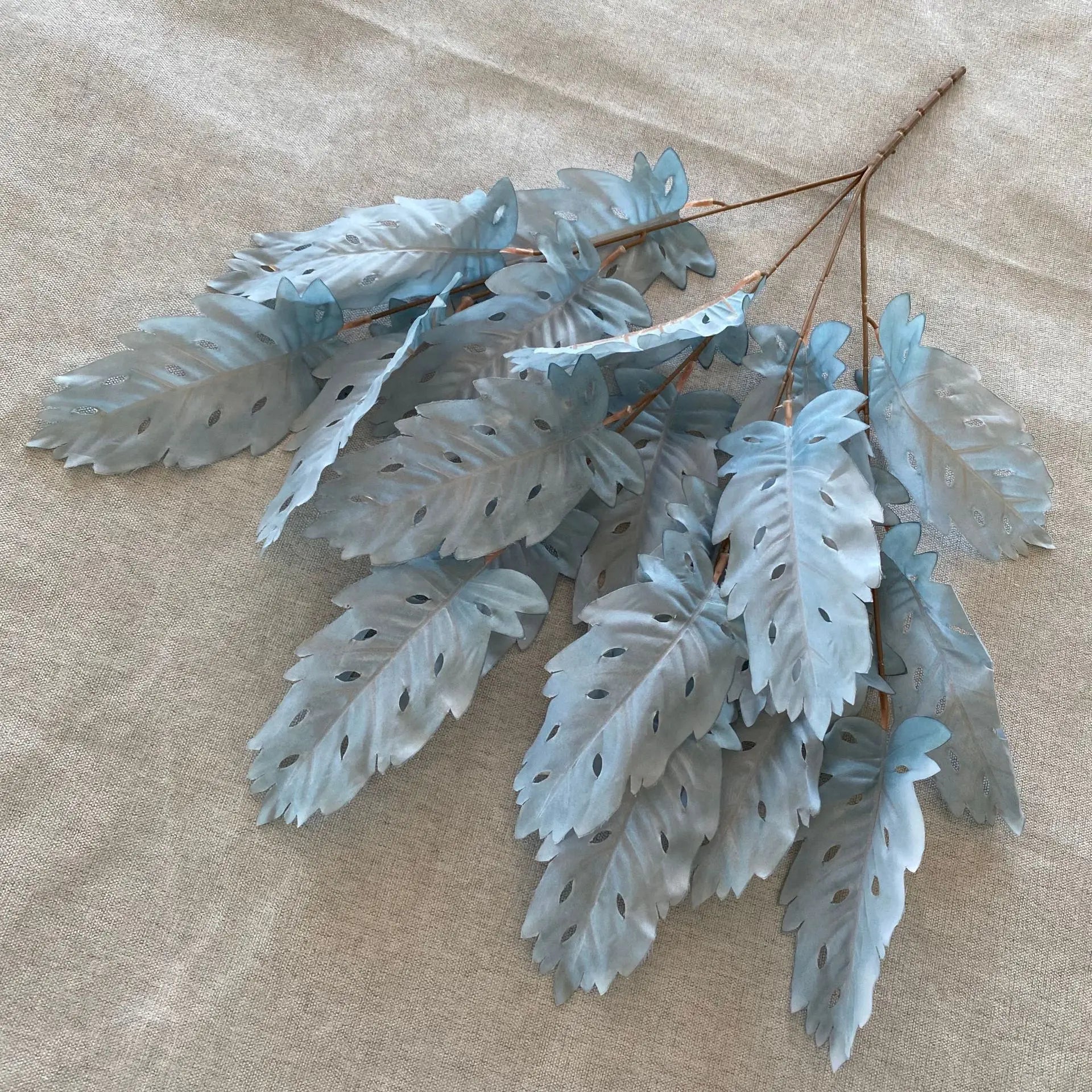 plantes artificielles feuilles de soie pour décoration florale - vue 14 sur 15