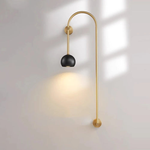 applique murale en cuivre style italien pour intérieur élégant