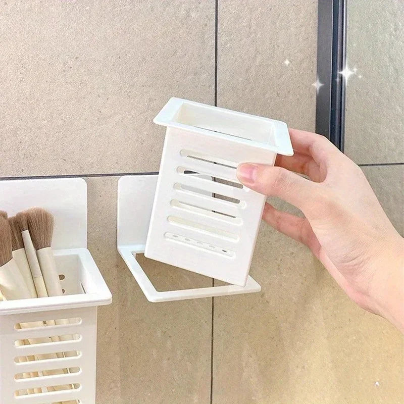 support mural auto-adhésif pour dentifrice et brosse à dents - vue 6 sur 6