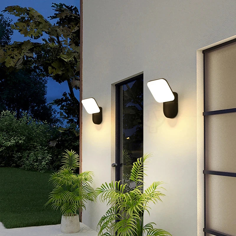 LED Applique Murale À Induction Extérieure IP65 Éclairage Étanche Villa Cour Jardin Décoration Porche Lampe Applique Murale Lampara Pared - vue 7 sur 14