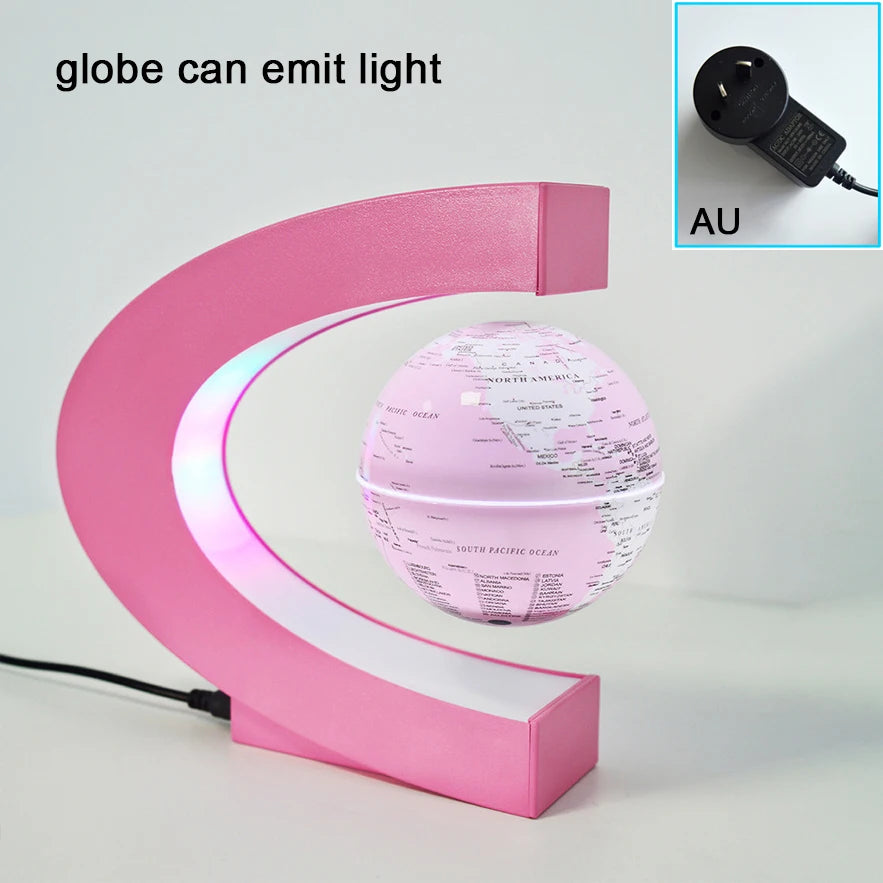 globe de lévitation magnétique 3d avec autorotation lumineuse - vue 6 sur 16