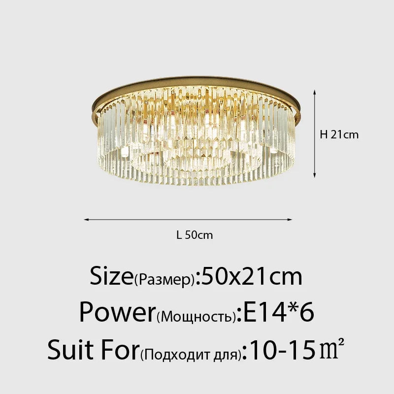 lustre moderne en cristal style nordique vintage pour intérieur élégant - vue 13 sur 21