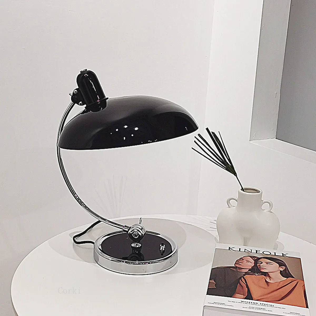 lampe de bureau design danois rétro bras pivotant flexible - vue 10 sur 9