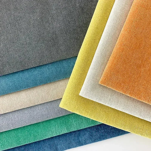 Tissu chenille epais ameublement doux resistant pour salon