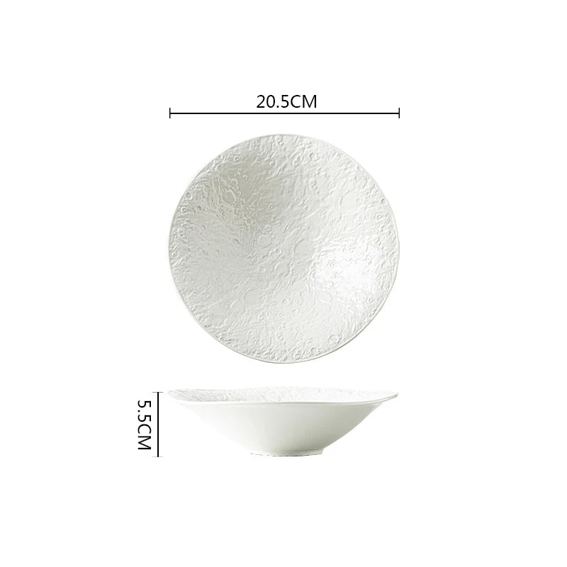 Bol ceramique motif roche style naturel pour cuisine