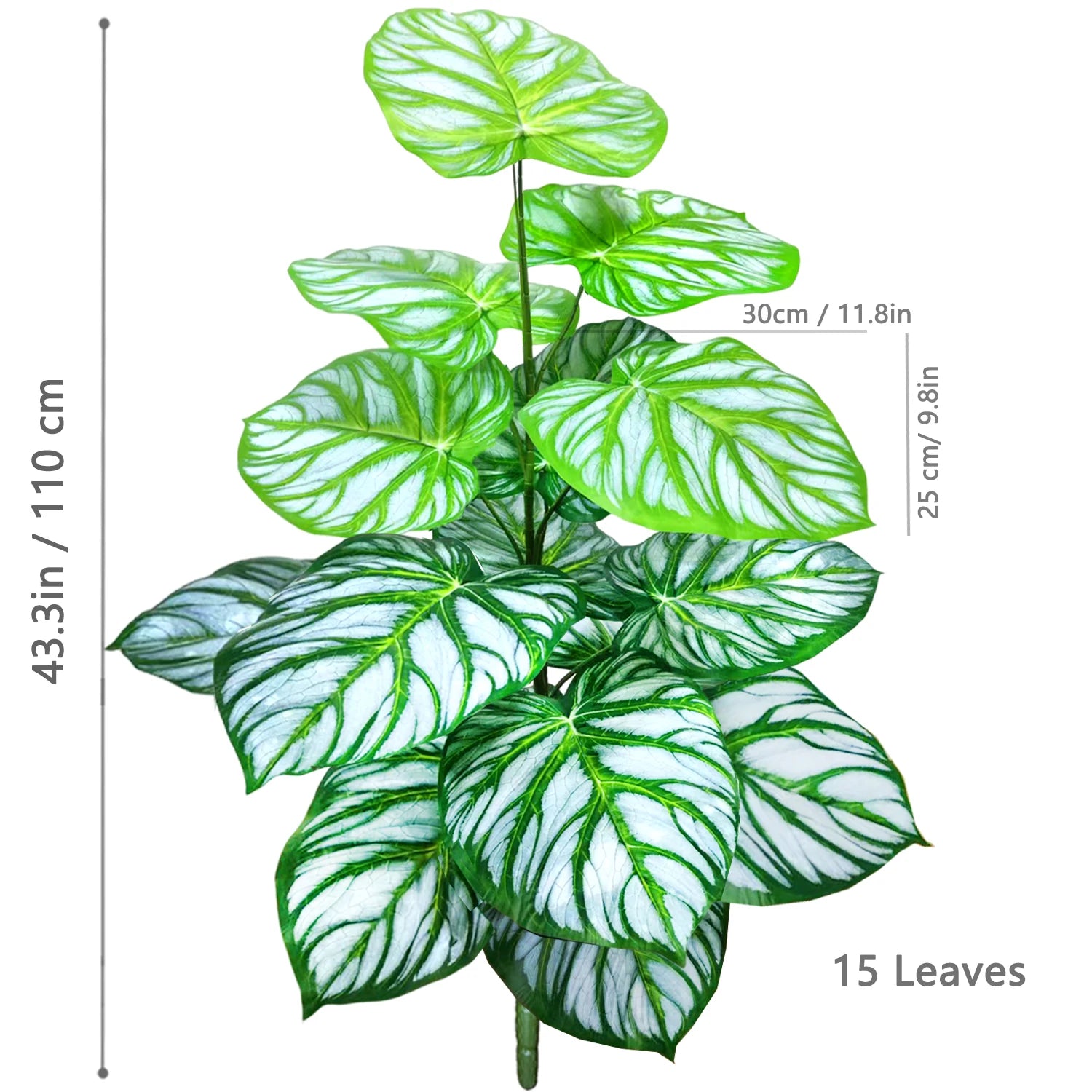 plante artificielle en pot feuille de pommier pour décoration intérieure - vue 17 sur 17