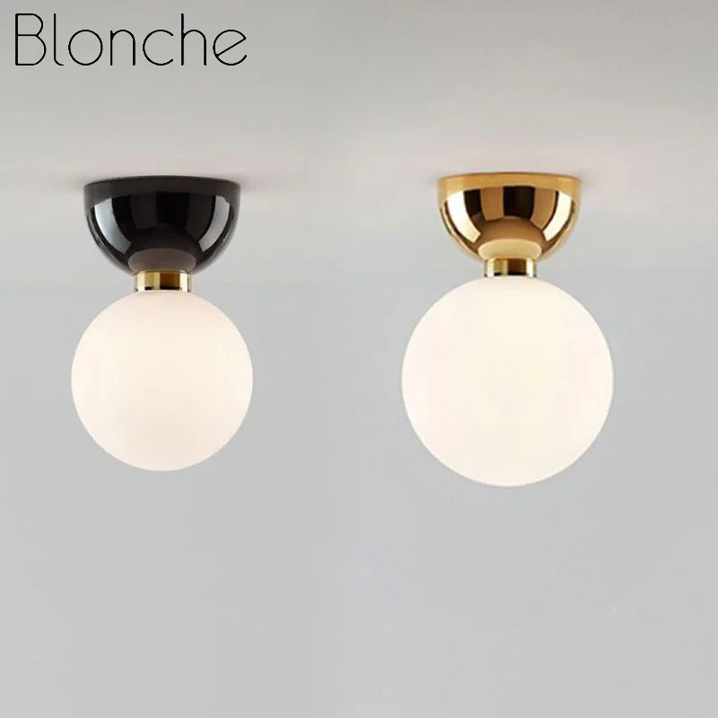 plafonnier moderne minimaliste en verre pour intérieur élégant - vue 2 sur 10