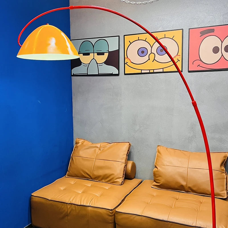 Lampadaire De mise à niveau mobile pour chambre d'enfants mignon esthétique Unique lampadaire contemporain pêche Lampara De Piso décoration De la maison - vue 6 sur 6