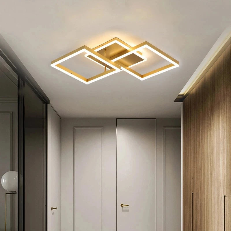 lustre led simple pour éclairage de plafond décoratif
