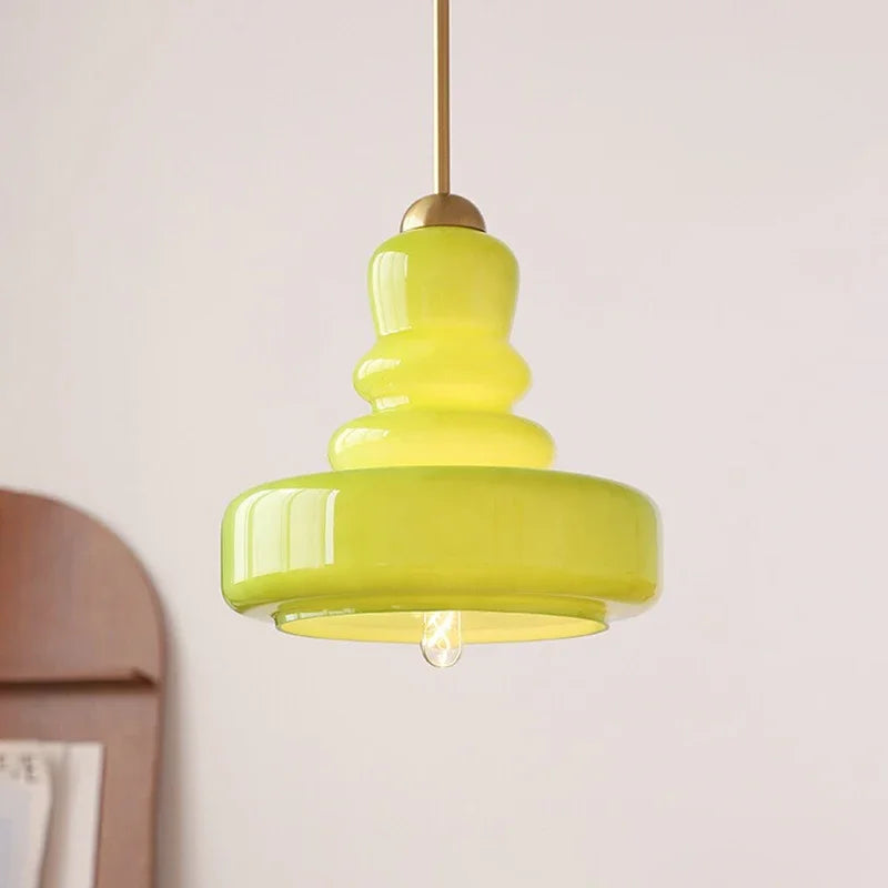 Bauhaus Glass Pendant Lights Ceiling Suspension Luminaire Hang Light Fxiture Kitchen Island Bedroom Living Dining Room - vue 3 sur 10