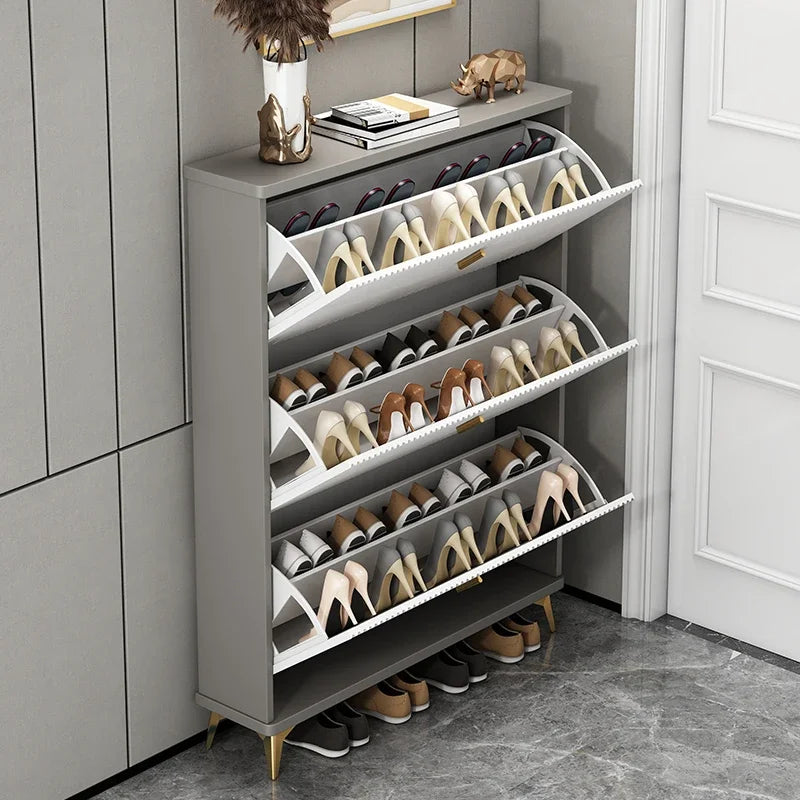 armoire à chaussures moderne multicouches pour un rangement optimal - vue 3 sur 18