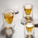 Verre cocktail forme crâne épais résistant bar