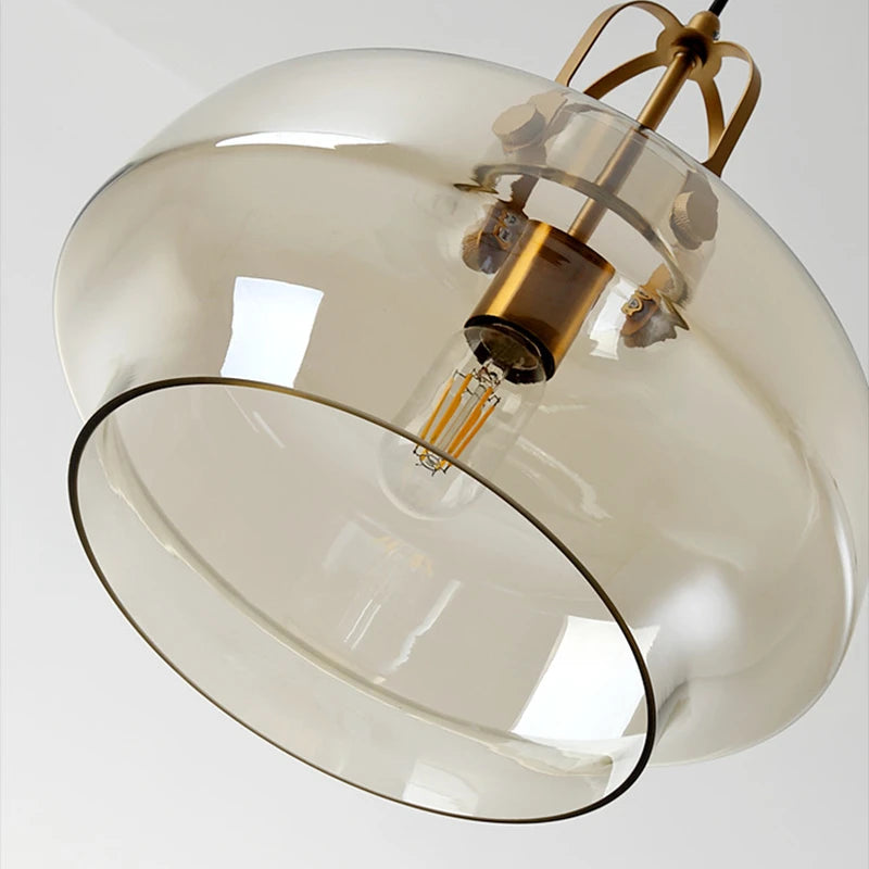 suspension en verre nordique pour décoration moderne de votre intérieur - vue 6 sur 9